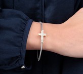 Thumbnail for your product : Diamonique Sterling Silver Cross C uff