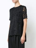 Thumbnail for your product : Adam Lippes textured sheer T-shirt