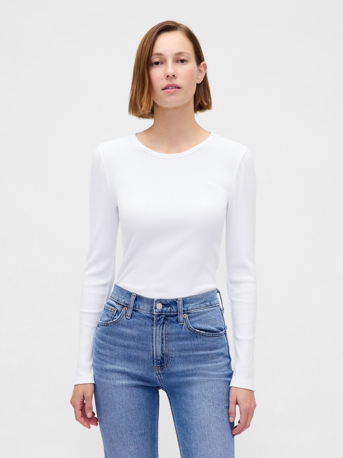Gap Modern Rib Crop T-Shirt
