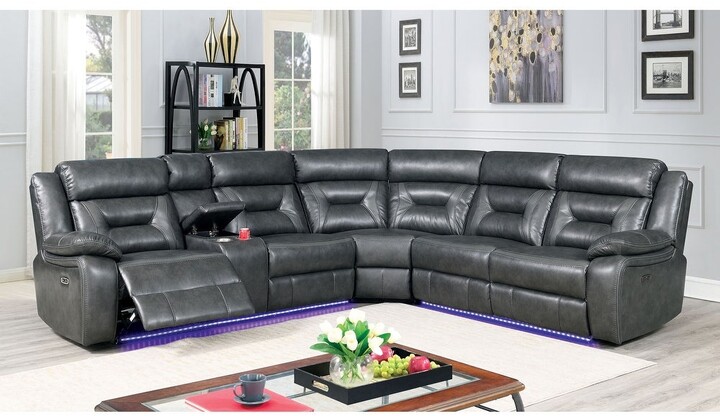 Sectionals On The World S, Grenada 7 Piece Power Reclining Sectional Sofa With Chaise