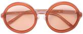 Linda Farrow round shaped sunglasses 