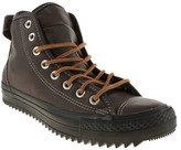 Thumbnail for your product : Converse mens dark brown hollis hi trainers