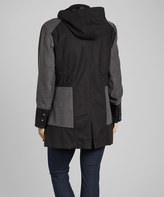 Thumbnail for your product : Black & Gray Two-Tone Toggle Coat