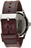 Thumbnail for your product : Nixon Sentry Leather with Blue Dial