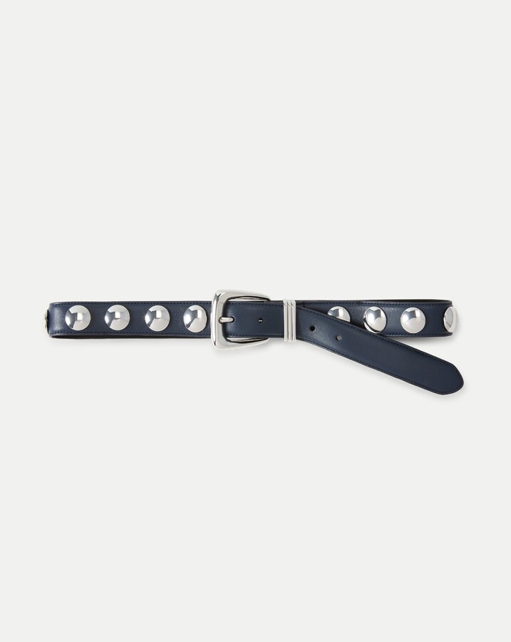 Arch Studded Leather Belt