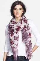 Thumbnail for your product : Tory Burch 'Bellfield' Linen Blend Scarf