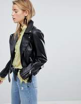 Thumbnail for your product : New Look PU Biker Jacket