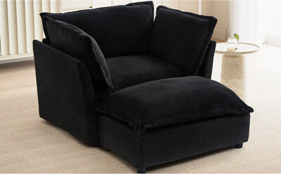 Latitude Run Modern Pink Armchair And , 39.8-inch Seat, Seating Surface, Adaptable To Contemporary Settings Seating, Compact Spaces