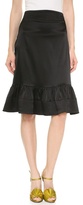 Thumbnail for your product : Cynthia Rowley Slim Flounce Skirt