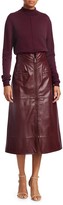Thumbnail for your product : Sea Lidia A-Line Leather Skirt