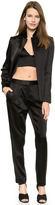 Thumbnail for your product : Alexander Wang T by Open Satin Blazer