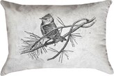 Thumbnail for your product : Red Barrel Studio Venezia Vintage Bird Double Sided Throw Pillow