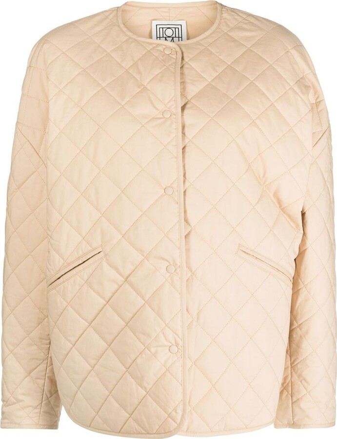 Totême Oversized Quilted Jacket ShopStyle