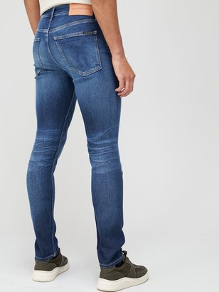 Calvin Klein Jeans Skinny Fit Classic Wash Jeans - Denim Blue
