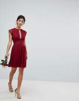 Thumbnail for your product : TFNC Petite WEDDING Lace Detail Midi Dress