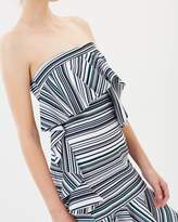 Thumbnail for your product : Braith Stripe Frill Mini Dress