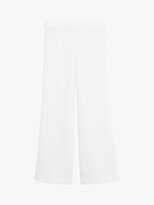 Thumbnail for your product : MANGO Drawstring Waist Suit Trousers, White