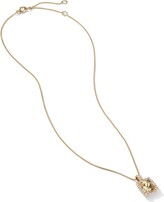 Thumbnail for your product : David Yurman 18kt yellow gold Châtelaine citrine and diamond pendant