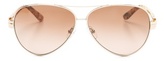 Thumbnail for your product : Tory Burch Modern Aviator Sunglasses