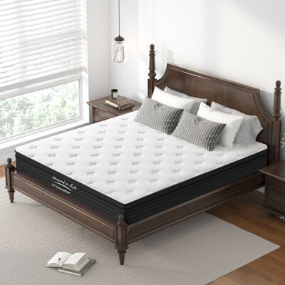 Alwyn Home 12" Medium Firm Hybrid Mattress