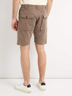 The Lost Explorer - Chur Mid Rise Slub Cotton Shorts - Mens - Brown