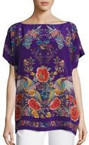Thumbnail for your product : Roberto Cavalli Printed Crepe de Chine Blouse