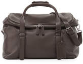Thumbnail for your product : Giorgio Armani Deerskin Leather Weekender Bag, Brown