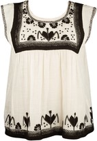 Thumbnail for your product : Suno Classic Embroidery Top