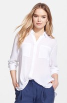 Thumbnail for your product : Vince Long Sleeve Button Front Shirt