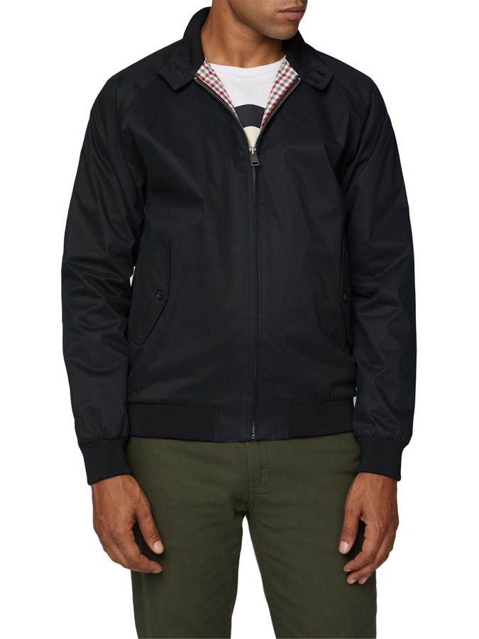 Ben Sherman Black Harrington Jacket Med - ShopStyle Outerwear