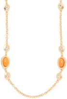 Thumbnail for your product : Kenneth Jay Lane Crystal and Coral Stations Necklace