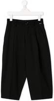 Thumbnail for your product : Diesel Kids pleated wide leg trousers