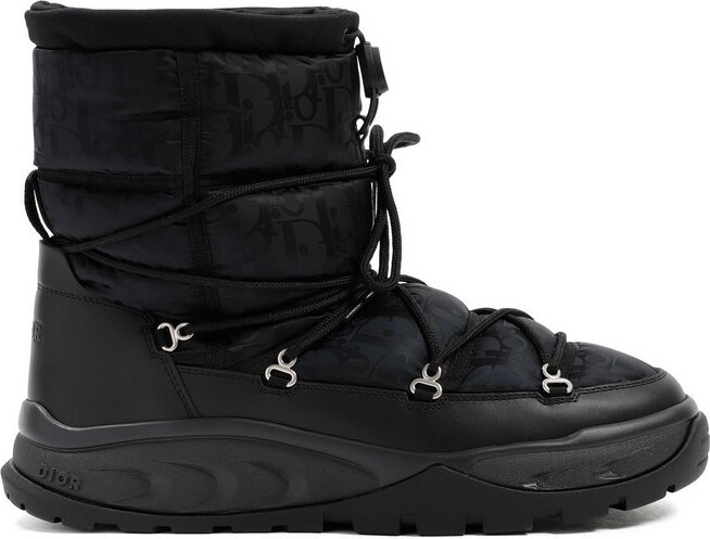 dior snow lace up ankle boot