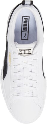 Puma Mayze Leather Platform Sneaker