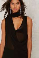 Thumbnail for your product : Nasty Gal Collection Sheer the Wealth Tunic Dress