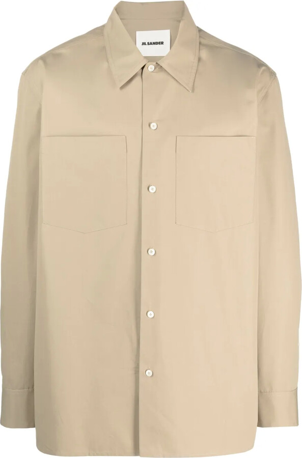 Jil Sander Long-Sleeve Cotton Shirt