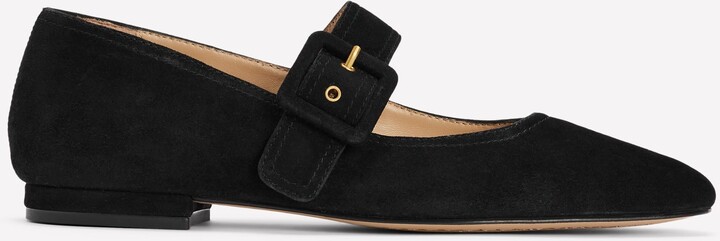 Vic Chisel Toe Mary Janes, Black