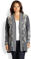Thumbnail for your product : Johnny Was Johnny Was, Sizes 14-24 Tulla Duster Cardigan