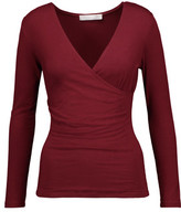 Thumbnail for your product : Kain Label Rose Wrap-Effect Stretch-Modal Jersey Top