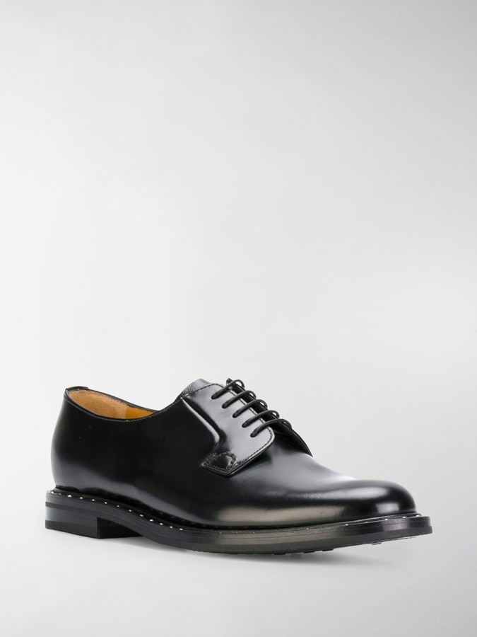 studded derby shoes