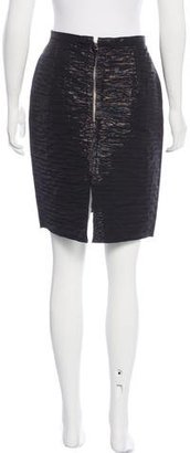 Dolce & Gabbana Metallic Knee-Length Skirt w/ Tags