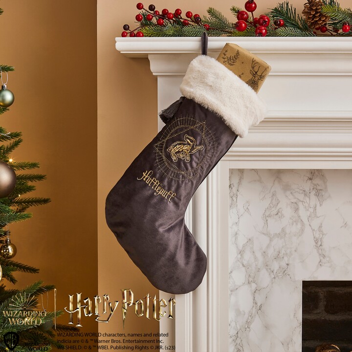 Dunelm Harry Potter Hufflepuff Grey Stocking Grey ShopStyle Holiday