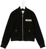 Thumbnail for your product : Moschino Kids Teddy sequin-embellished bomber jacket