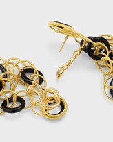 Thumbnail for your product : Buccellati Hawaii Onyx Circle Earrings in 18K Gold