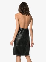 Thumbnail for your product : Sandy Liang Congee Leather Halterneck Dress
