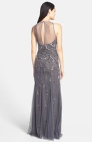 Thumbnail for your product : Aidan Mattox Embellished Mesh Gown