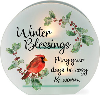 Tealight Winter Blessings-May Your Days