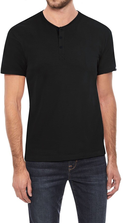 X-Ray Short Sleeve Henley - ShopStyle