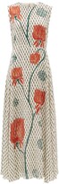 Thumbnail for your product : Chloé Tulip-print Crepe Maxi Dress - Beige Multi