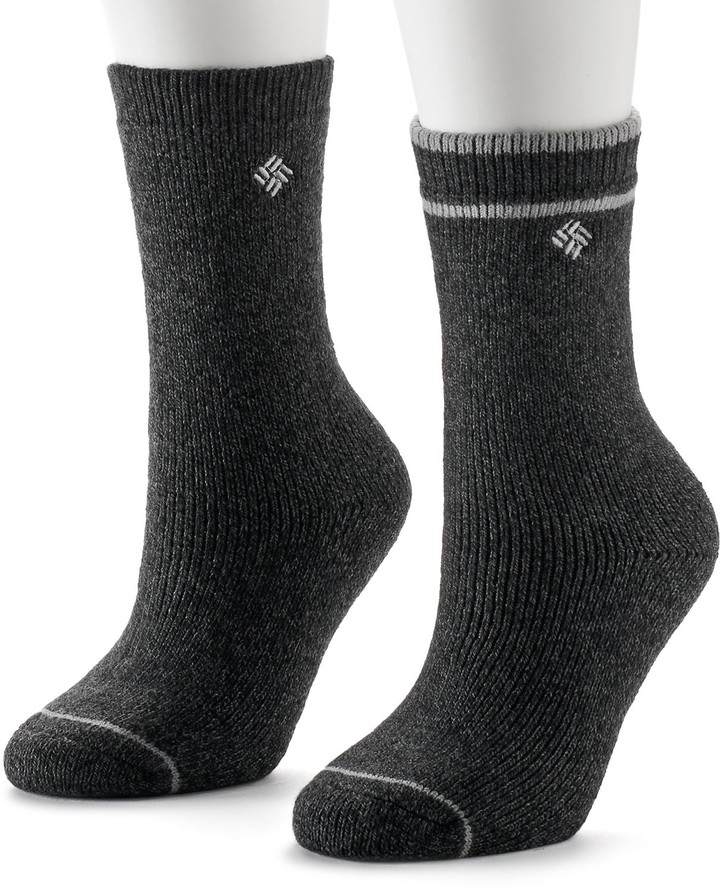 Columbia Women's 2pk. FleeceLined Wool Crew Socks ShopStyle